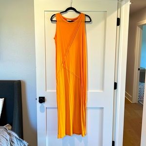 NWOT See You Monday orange 🍊 maxi dress